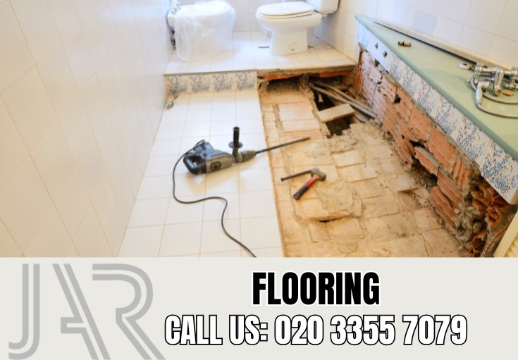 Bathroom Flooring Installation by Putney Bathroom Fitters