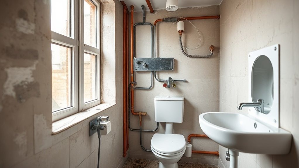 Bathroom Plumbing and Electrics in Putney